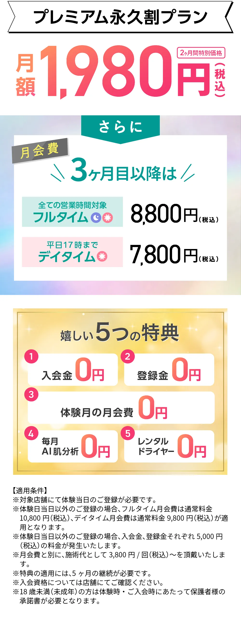 月額1,980円（税込） 3ヶ月間特別価格